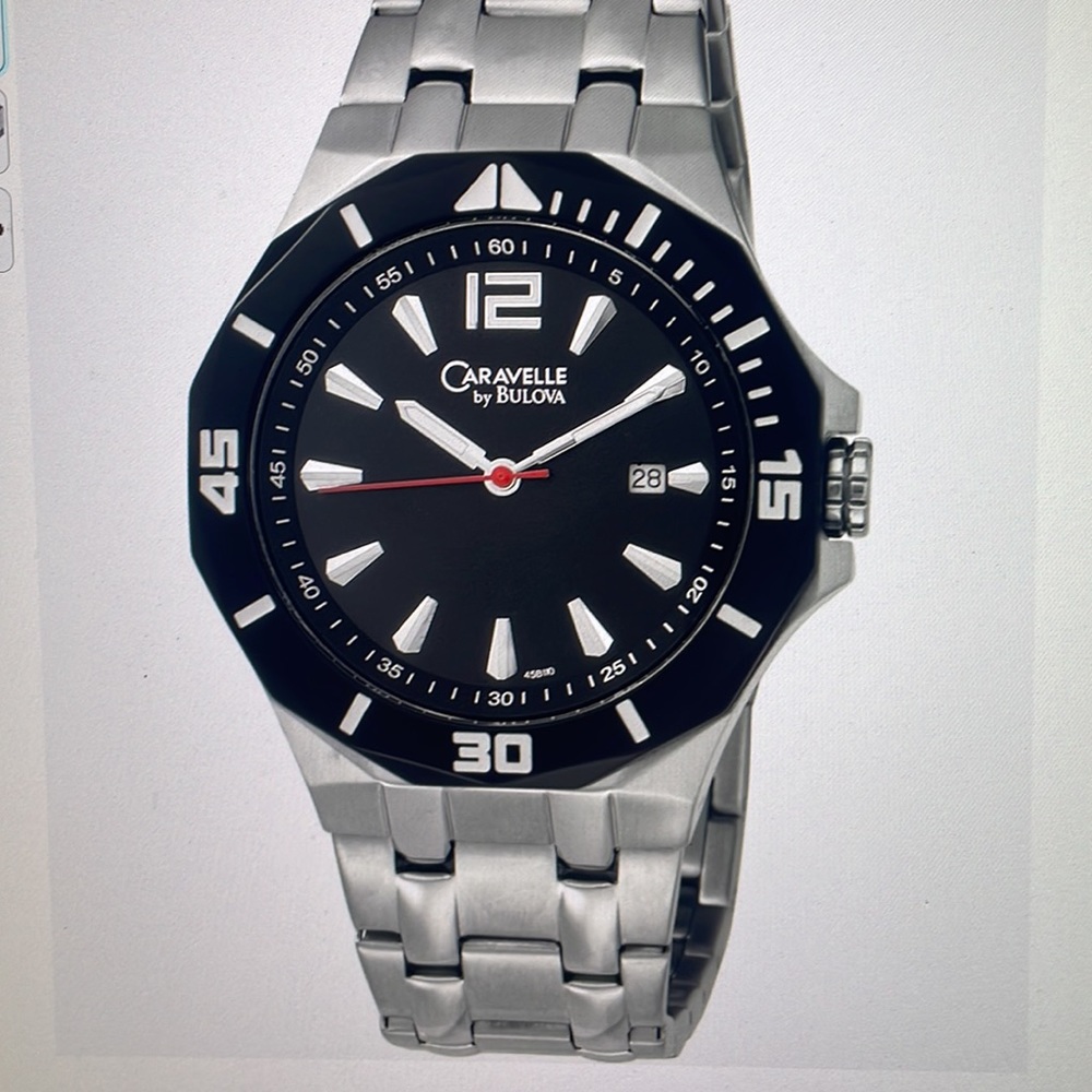 COPY - MENS CARAVELLE Designed by Bulova WATCH New in Box. 45B110